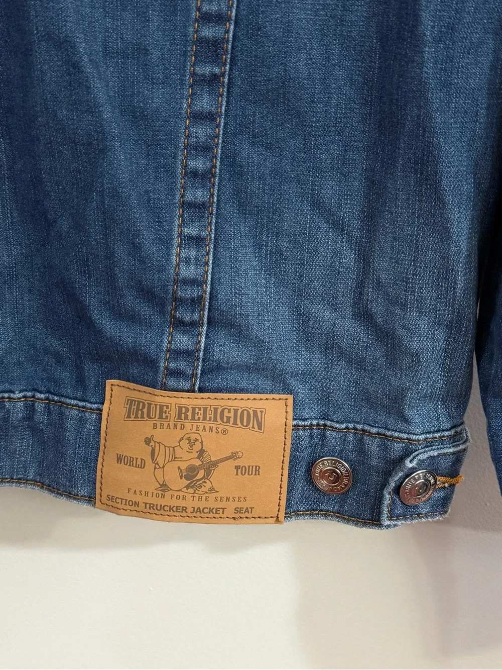 TRUE RELIGION Denim Trucker Jacket Limited Edition Camouflage Men’s Medium